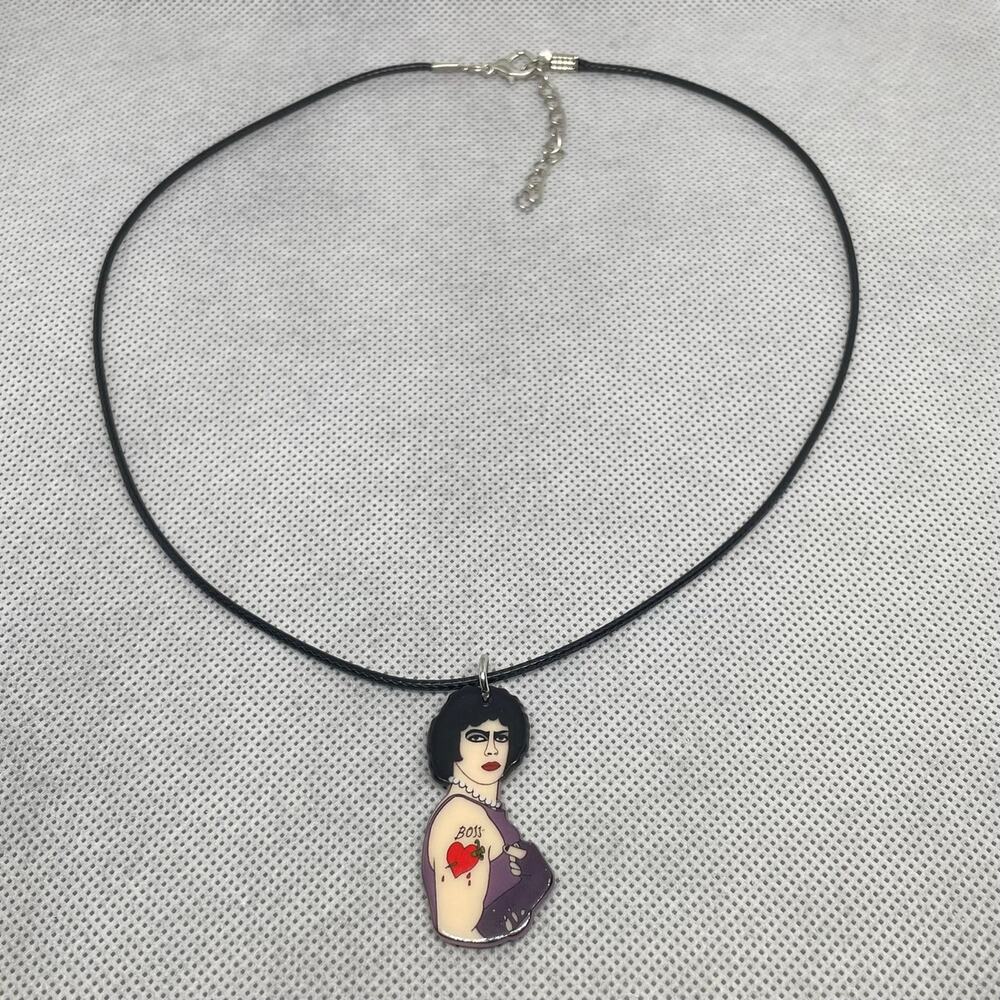 Rocky Horror Picture Show Tim Curry as Frank-N-Furter Pendant Necklace